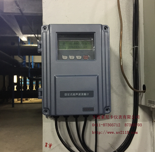 超聲波熱量計供熱安裝現場