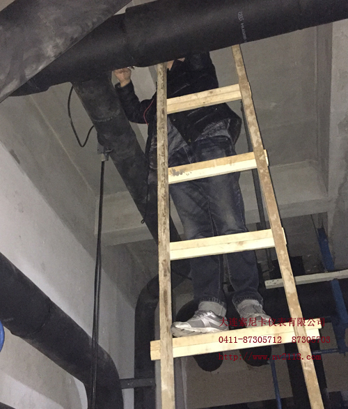 超聲波熱量計供熱安裝現場