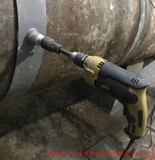 自來(lái)水貿(mào)易結(jié)算用超聲波流量計(jì)現(xiàn)場(chǎng)