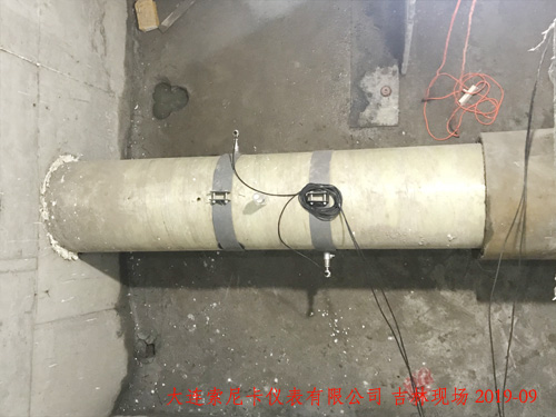 自來(lái)水貿(mào)易結(jié)算用超聲波流量計(jì)現(xiàn)場(chǎng)